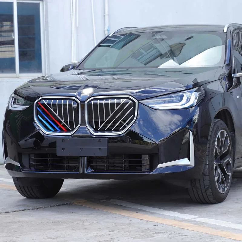 

3PCS For BMW X3 G45 G48 2025 2026 Car Front Grille Trim Strips Three Color Grille Decoration Accessories Car Exterior Moulding