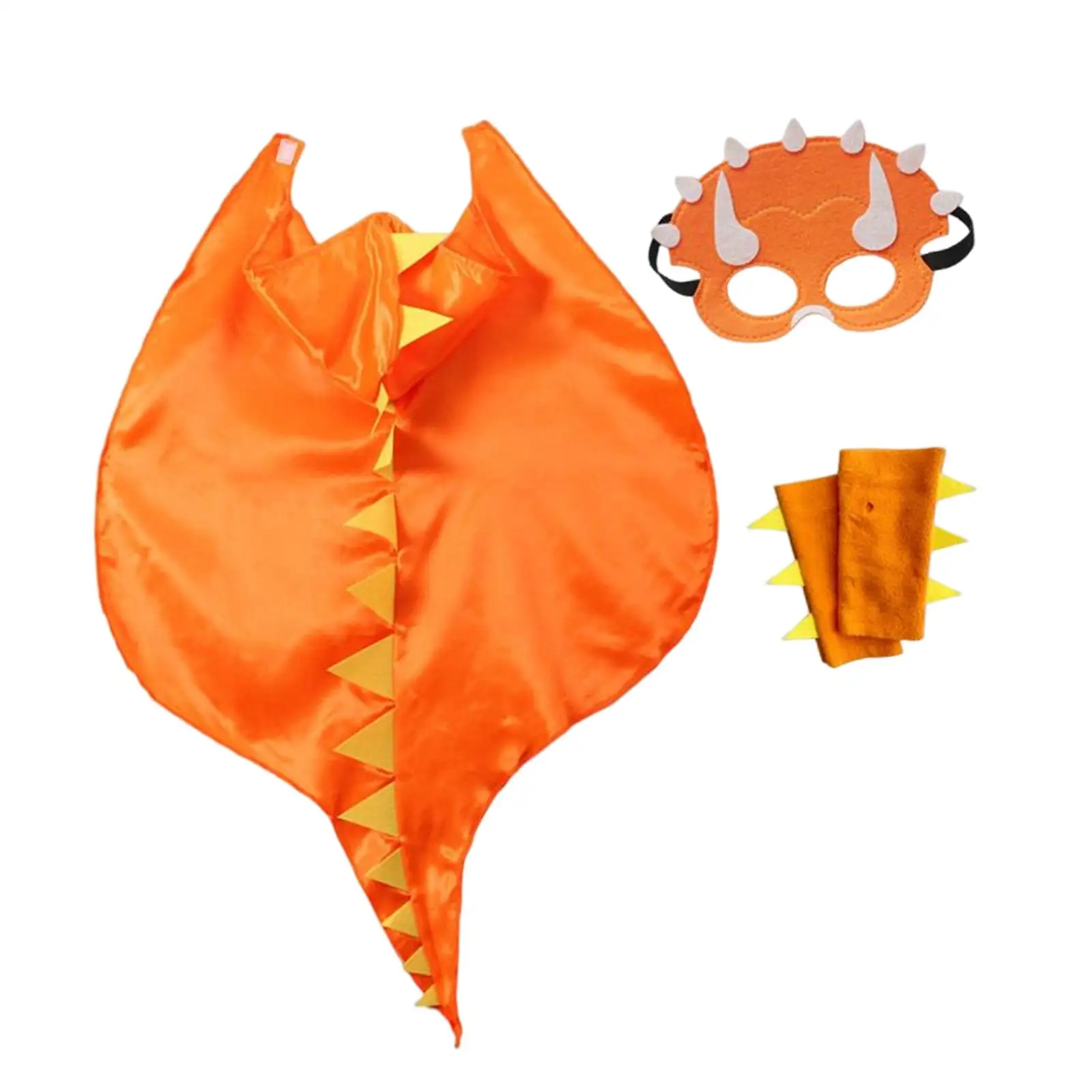 Disfraz de dragón, conjunto de capa de felpa, traje de Cosplay de dibujos animados para fiesta de Halloween, puesta en escena, adultos y niños