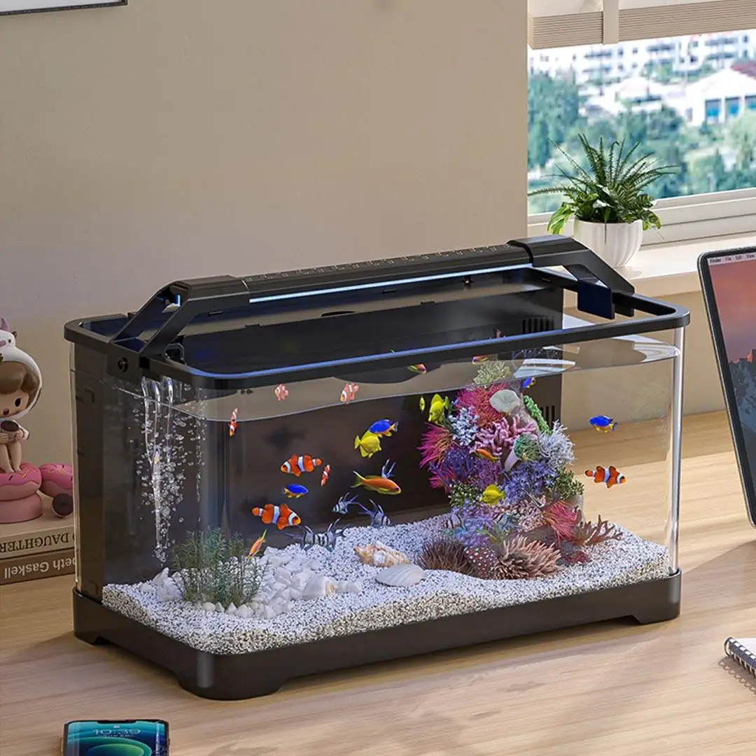 

Strong Filtration Thickened Material HD Translucent Hidden Filter Lazy Fish Tank