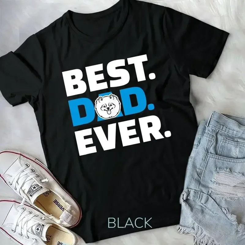 Pomeranian Dad Unisex T shirt