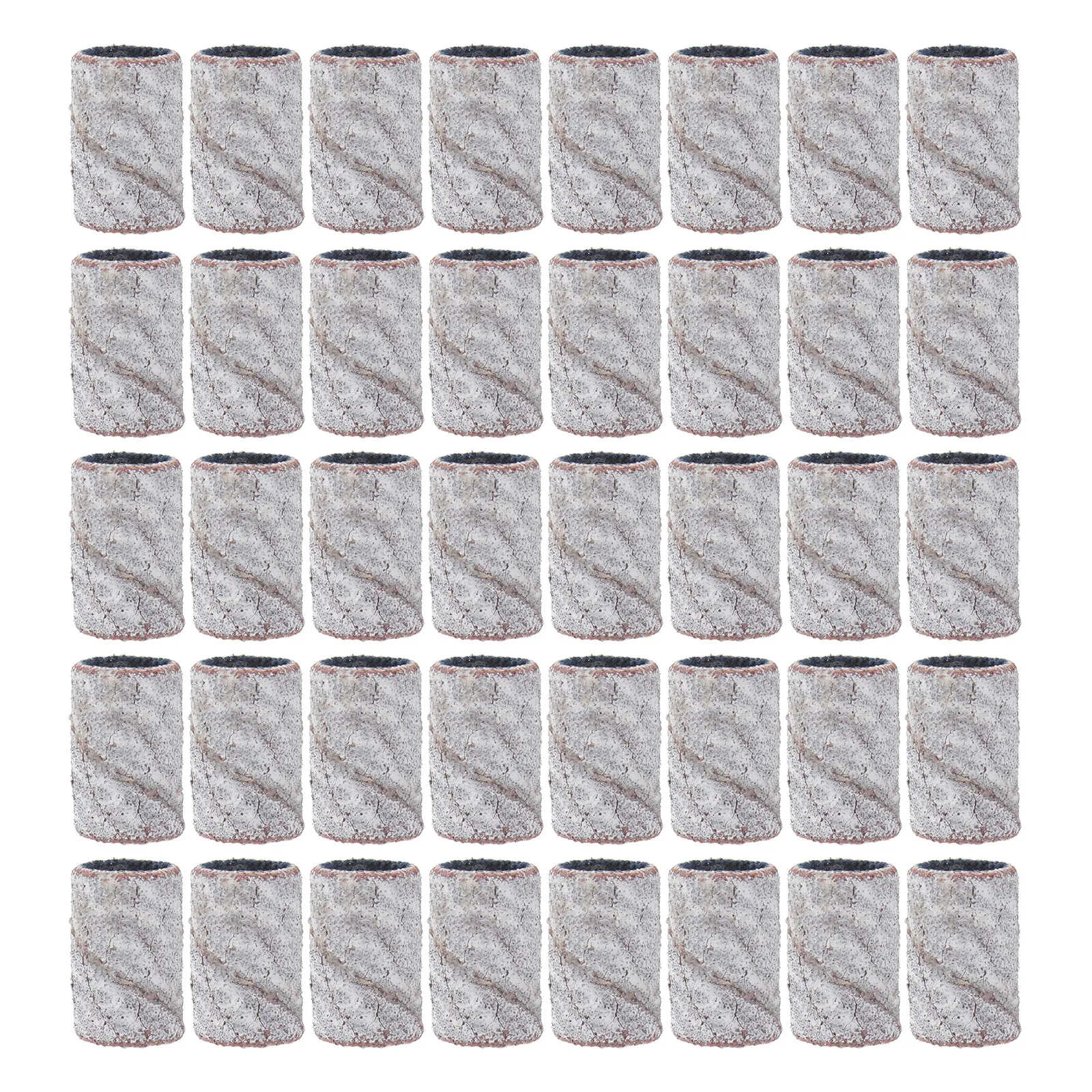 100Pcs Nail Grinding Polisher Set Corundum Sanding Band for Natural Artificial Nails Manicure Pedicure Nail Drill Accessories