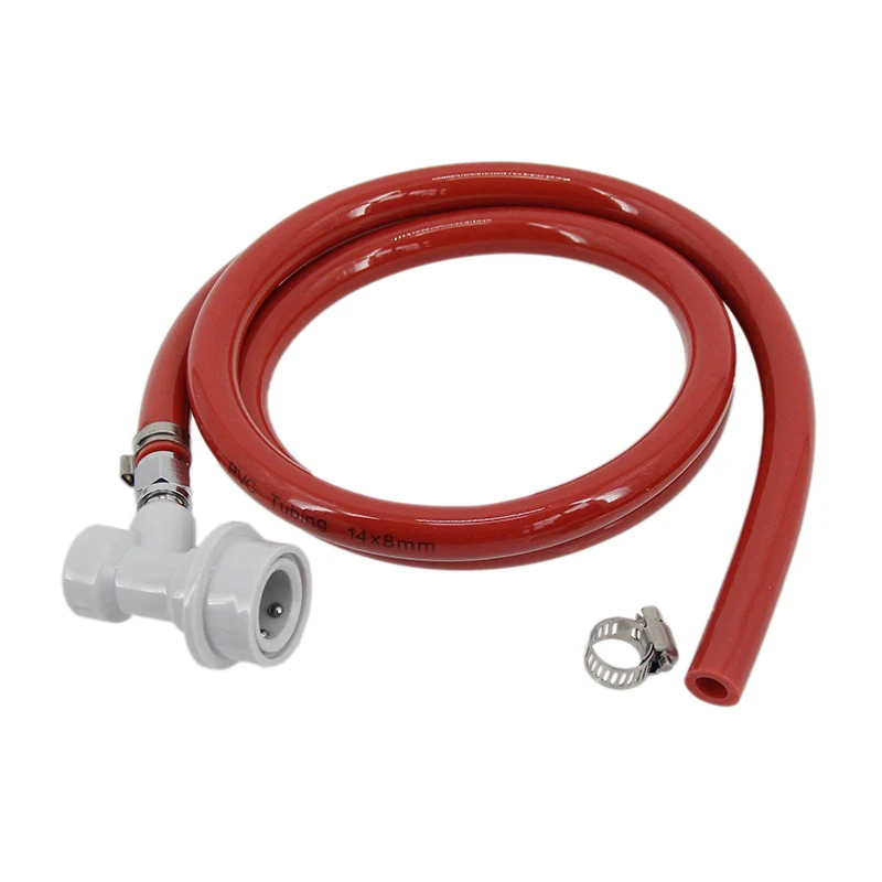 4\'(1.2M) Red Gas Line Assembly Ball Lock 5/16\