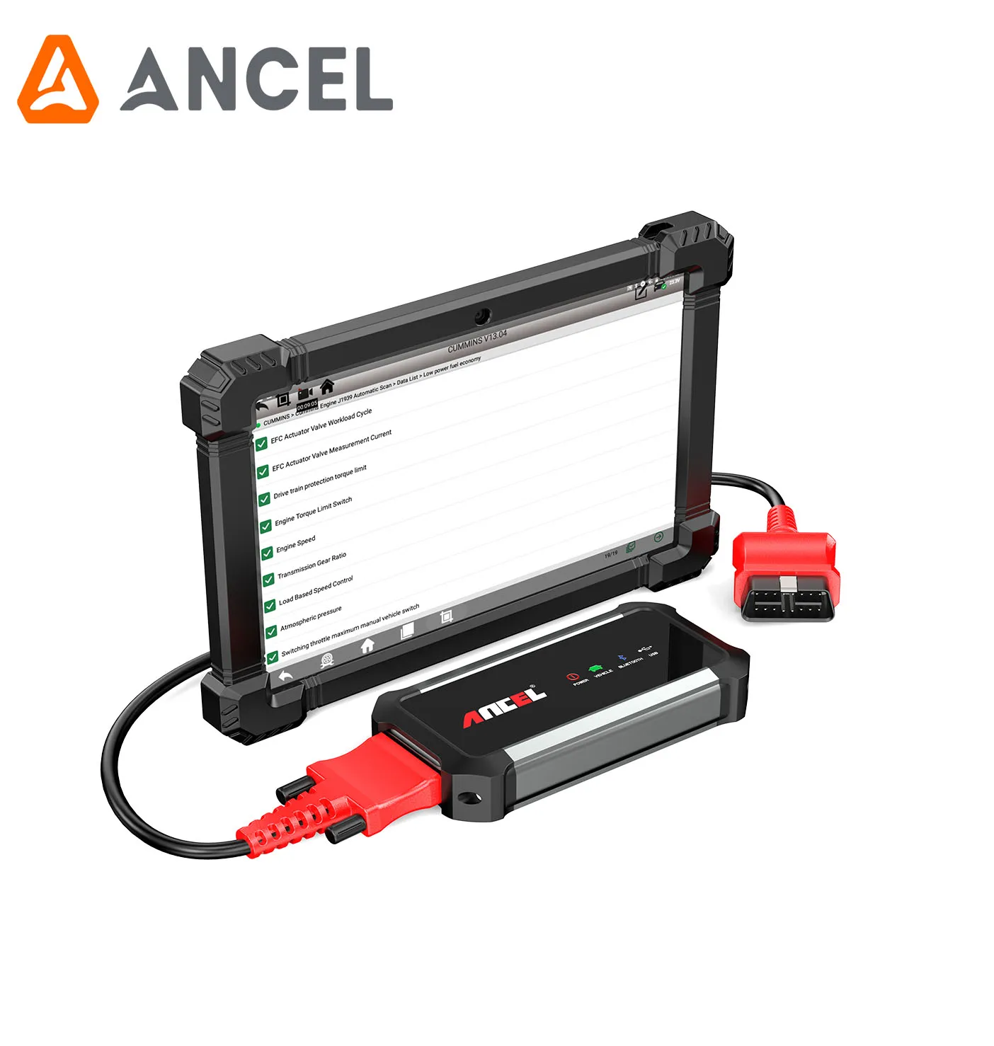 

Ancel X7 HD Heavy Duty Truck OBD2 Diagnostic Tools Full System D.P.F Oil Gear SRS Rest Automotive Scanner 2 Year Free Update