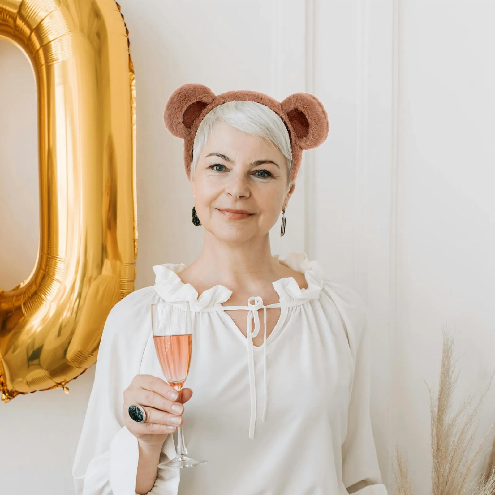 

2 шт. повязки на голову с ушками медведя для взрослых, мягкие и удобные, для женщин, для спа-процедур, ванны, дома, вечеринок