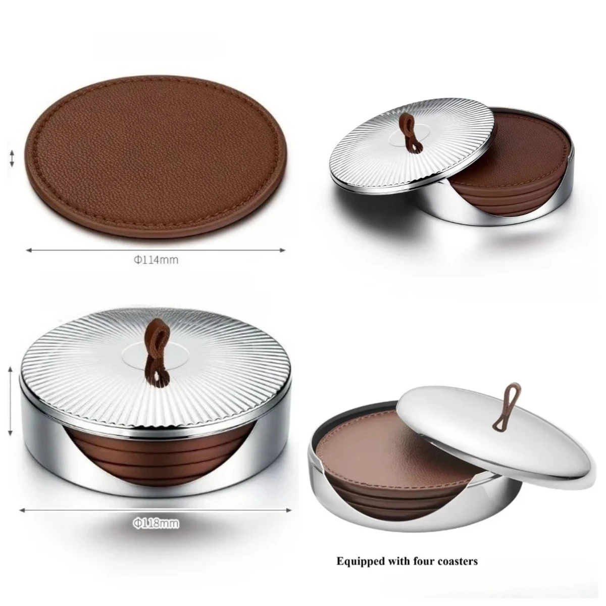 

Nordic Creative Insulation Coaster, Flexible Soft Pad for Tea Coffee Water Glass Cup Home Furnishing
