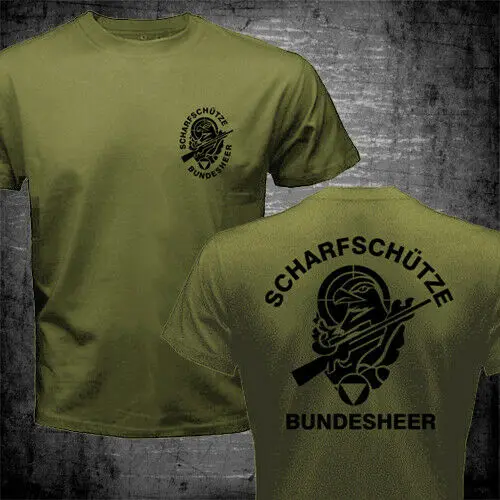 Austria Army Jagdkommando Bundesheer Sniper Military Scharfschütze Men T-shirt Casual Cotton TShirt Tees Harajuku Streetwear