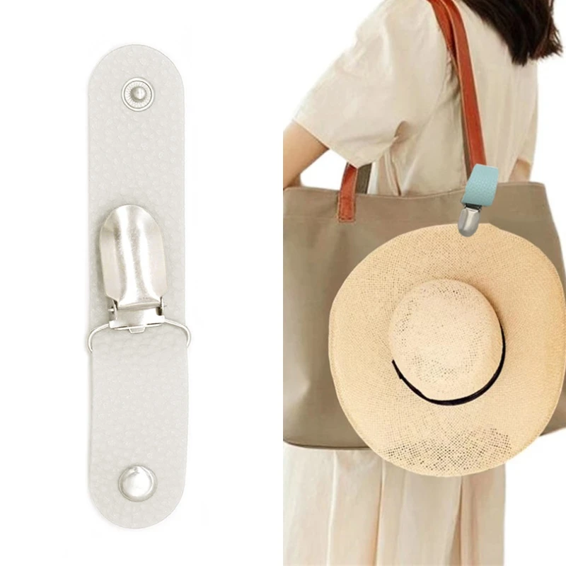 Clip soporte para sombrero para bolso, Clips para sombrero, bolso viaje, mochila, equipaje, Clips elásticos para gorra,