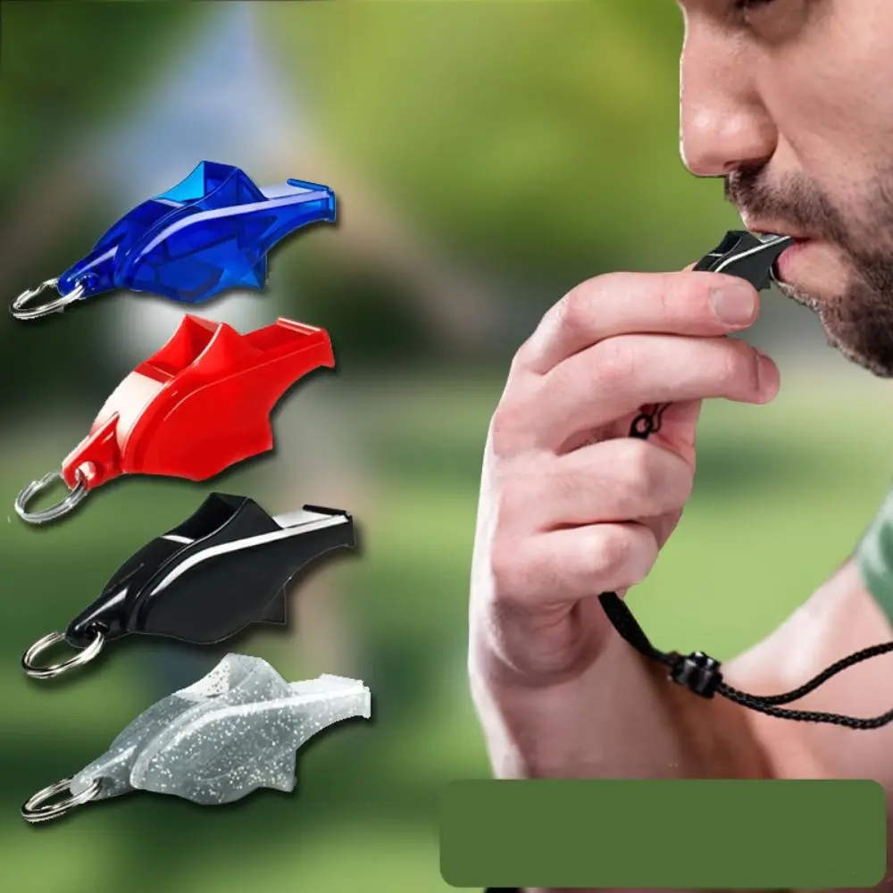 

PVC Hand Whistle High Quality Portable Training Accessories Outdoor Survival Whistle Loud Sound Multi-coclor Training Whistle