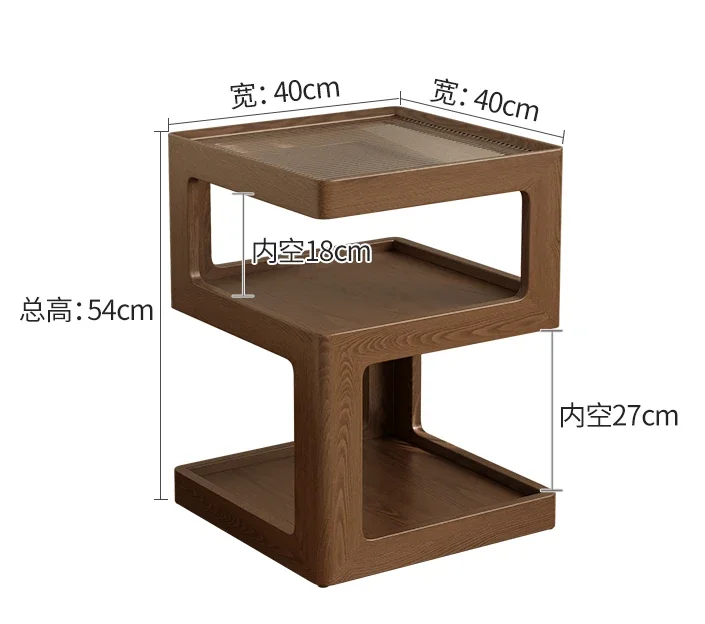 

Modern, simple, light luxury, creative bedside table, small square table, small table