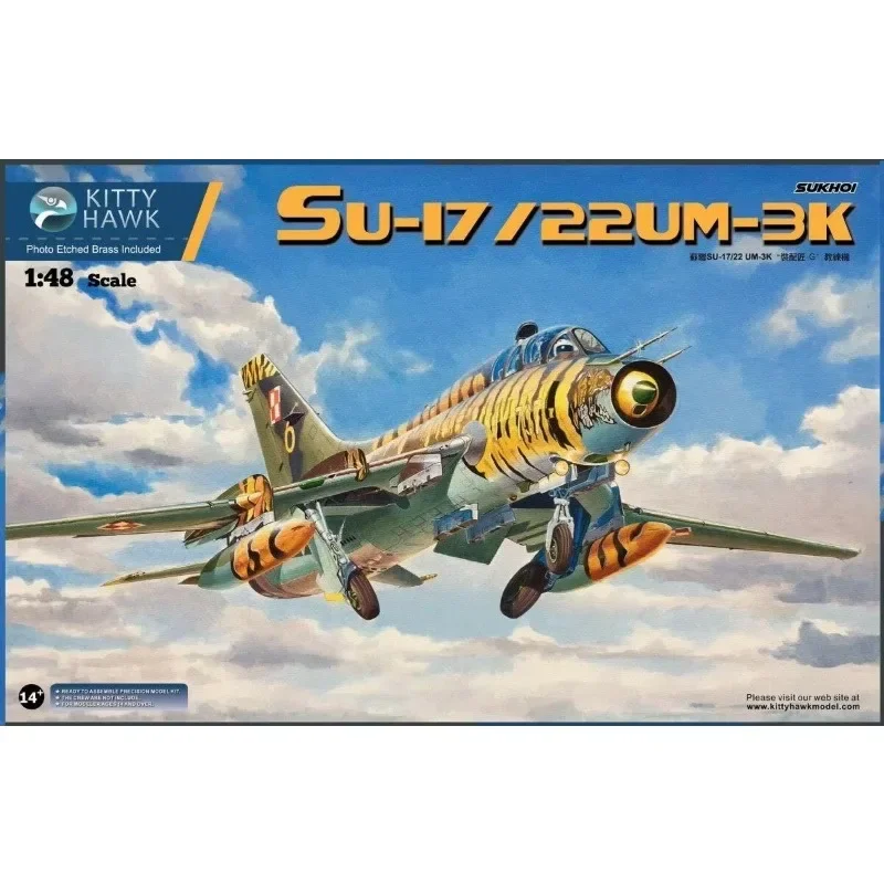 

Kitty Hawk 80147, масштаб 1/48, модель Sukhoi Su-17/22 UM-3K, новый ограниченный комплект пластиковой модели в сборе