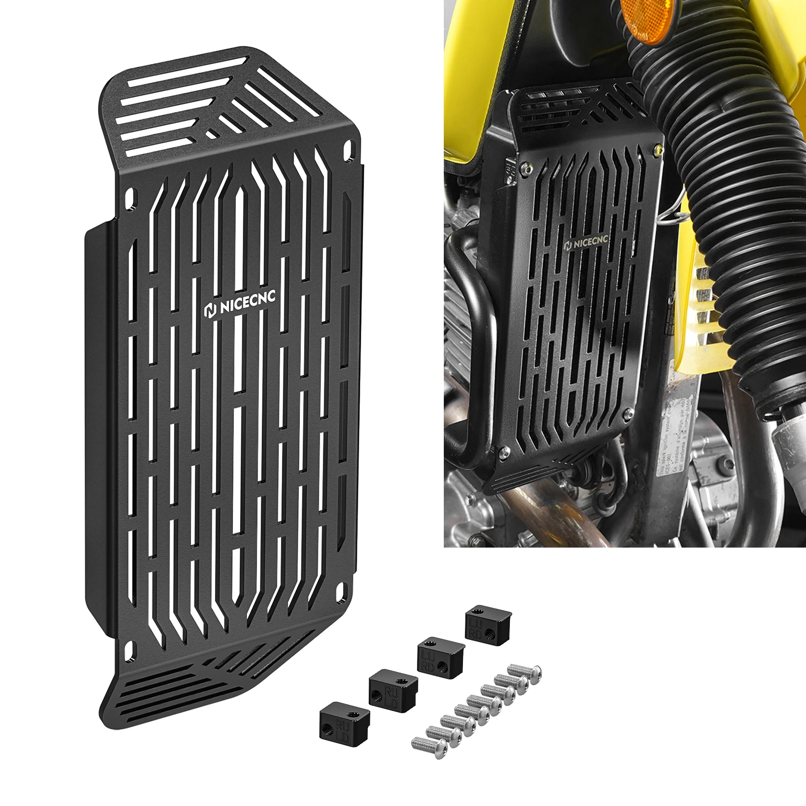

Motorcycle Radiator Guard Cover Radiator Protector for Suzuki DR650 DR650S DR650SE 1996-2025