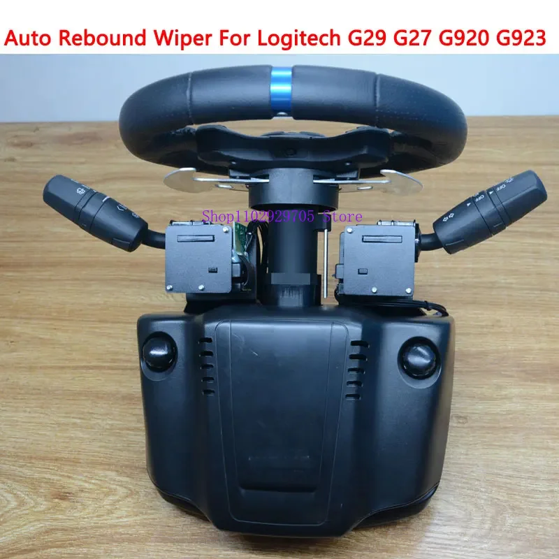 For Logitech G29 G27 G920 G923 Simracing Game Steering Wheel Turn Signal Headlight Wiper Auto Rebound Cruise control Switch
