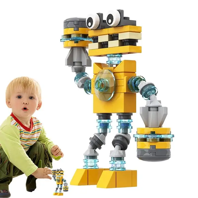 Bloques de construcción de My Singings Monsters, figuras de acción de dibujos animados, juguetes educativos, regalos de cumpleaños para niños