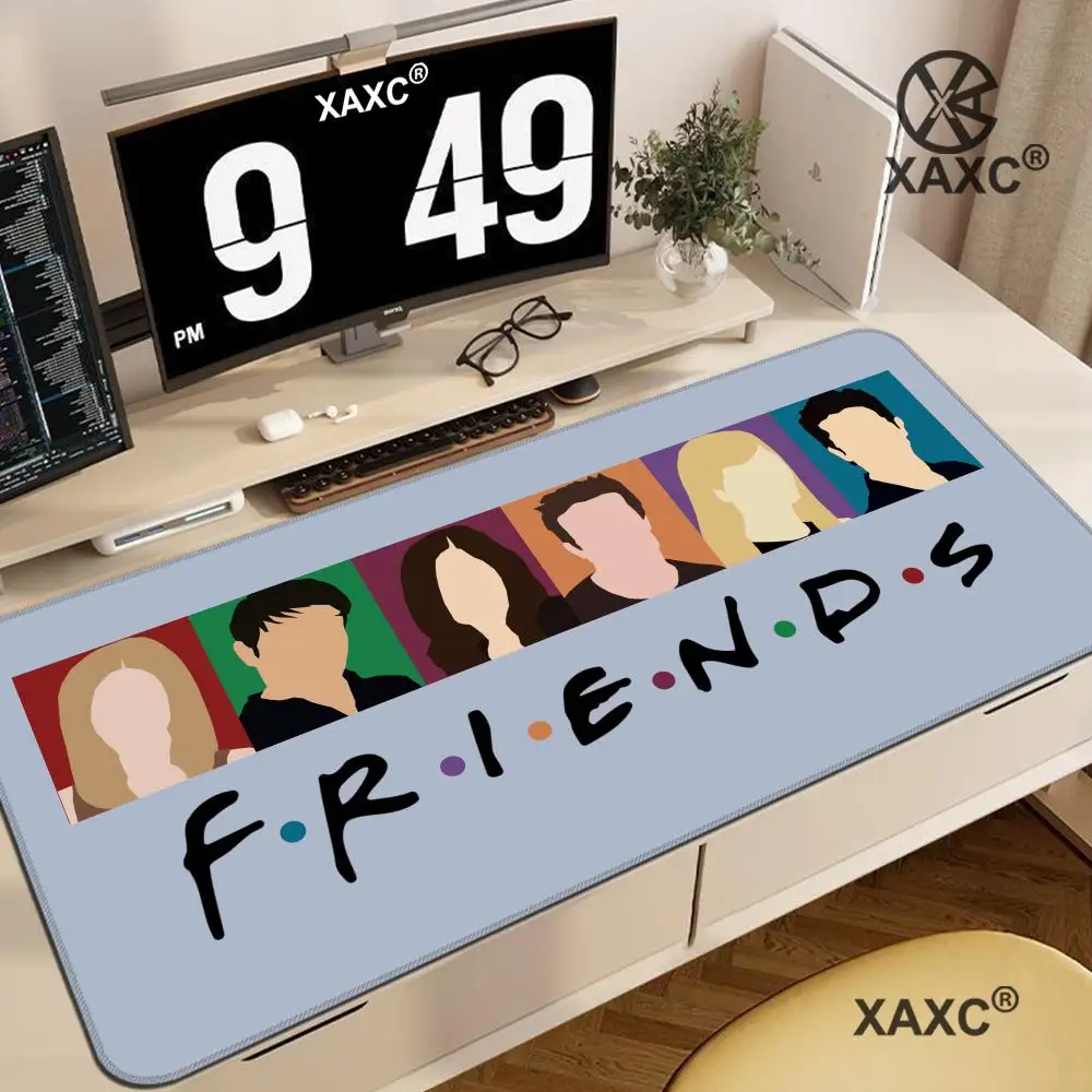 Friends TV Show Mousepad Mousepad Gaming Accessories Office Gamer Keyboard Desk Mat Mouse Pad For Office Long Table Mat