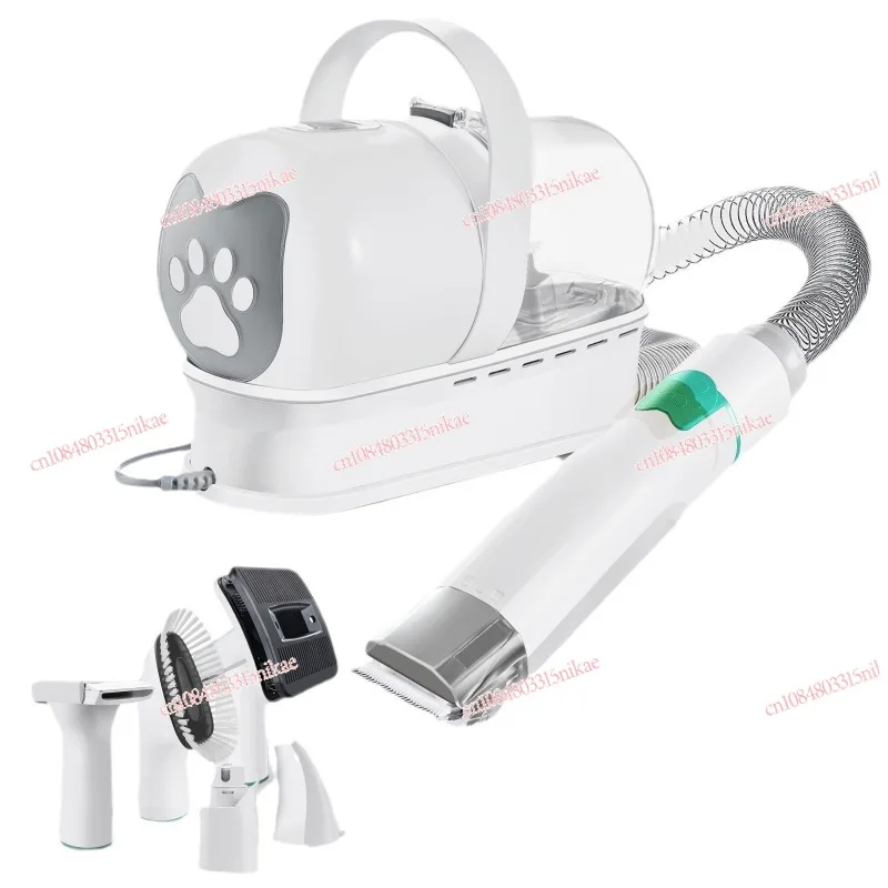 

Многофункциональный триммер для шерсти домашних животных 7 в 1, вакуумный набор для собак и кошек, интегрированный вакуумный триммер для стрижки и бритья
