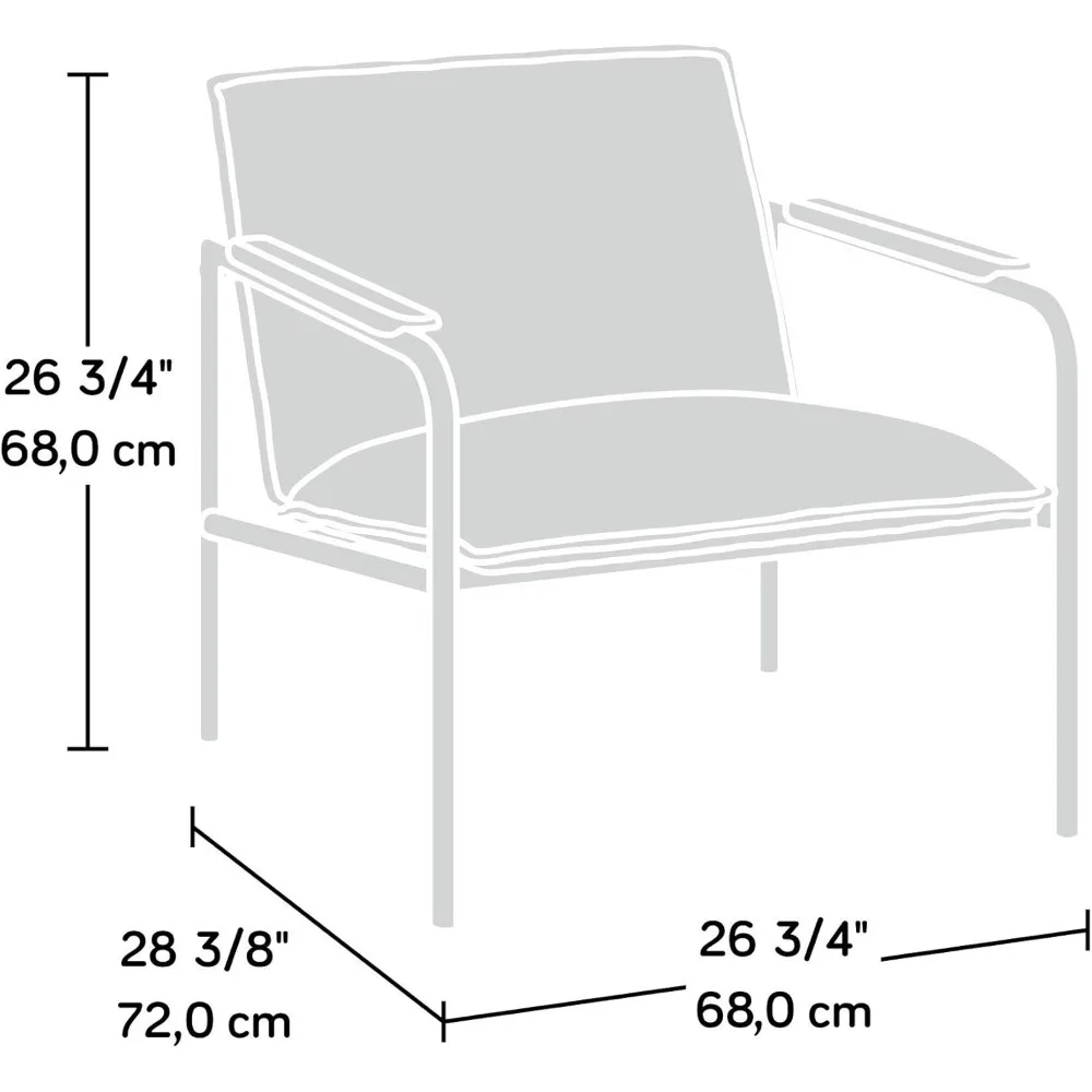 Boulevard Café Lounge Chair, Metal  finish