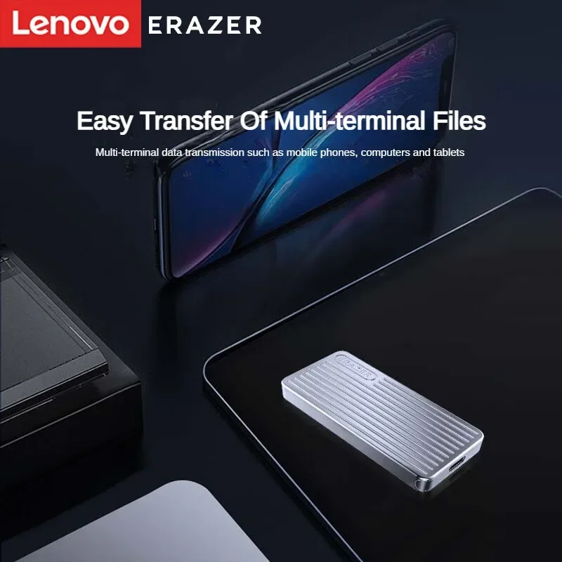 Imagem -03 - Estado Sólido Portátil Lenovo-erazer P800 tipo c Usb 3.2 Interface Dupla Metal Disco Rígido Móvel Alta Velocidade Nvme2023mb s 2tb Unidade de