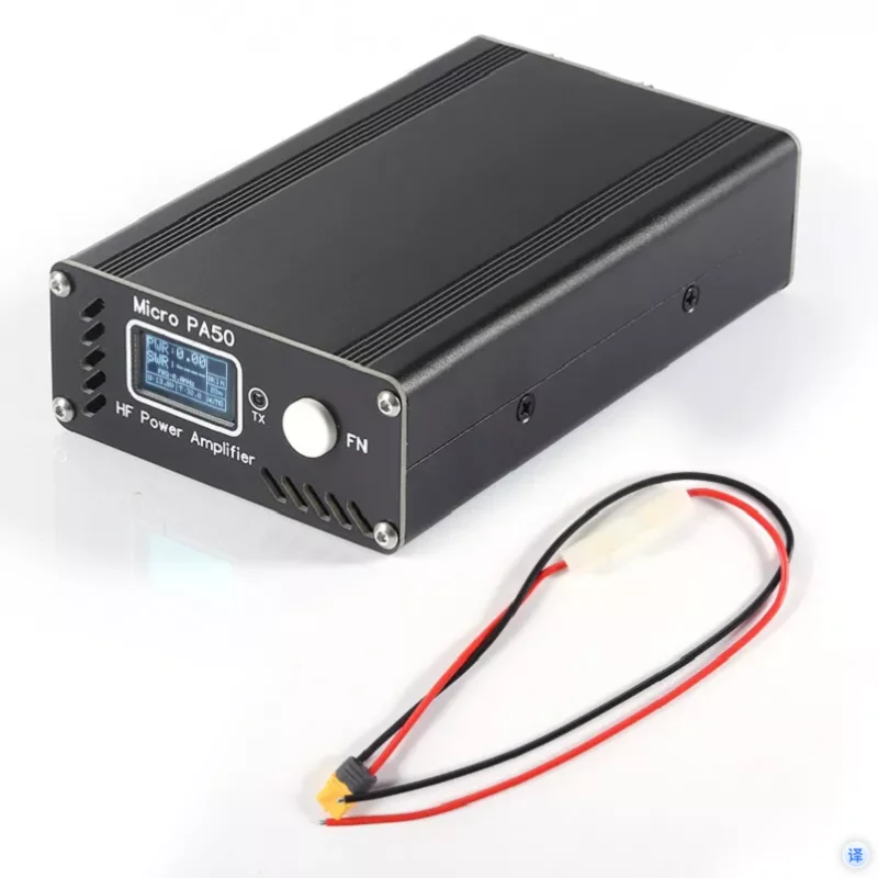 Micro PA50 50W 3.5MHz-28.5MHz Intelligent Shortwave HF Power Amplifier w/ Power / SWR Meter + LPF Filter For Radio