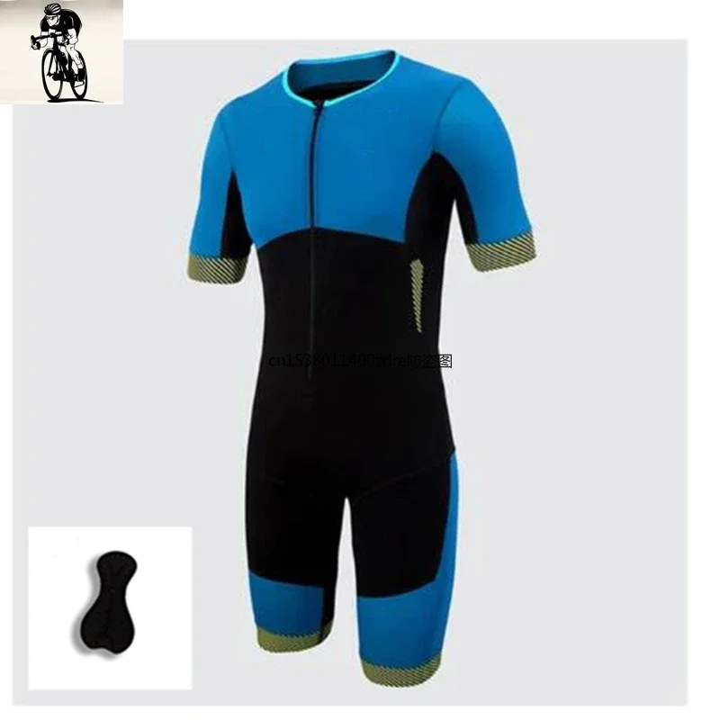 High Quality Quick Dry Anti Uv Seamless Triathlon Sport Cycling Clothes Kit For Men,Breathable Short Sleeves Triathlon Jumpsuit