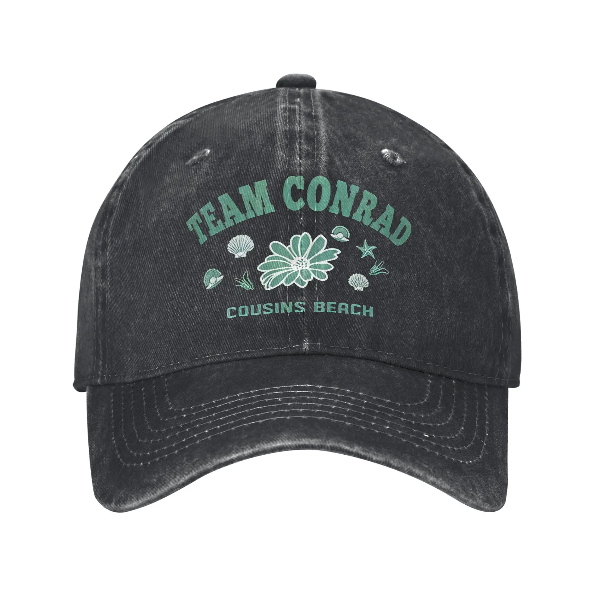 

Team Conrad The summer I turned pretty Casual Baseball Cap Running Hippie Trucker Hat Couple Women Classic Snapback Cap