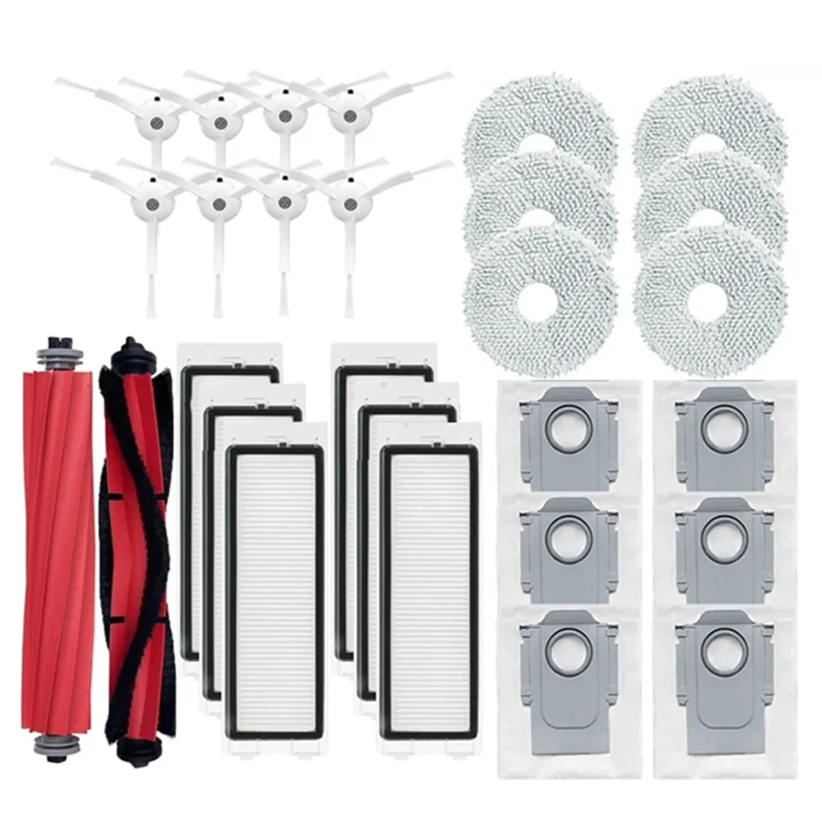 

For Xiaomi Roborock Q Revo /P10 Robot Vacuum Cleaner Accessories Roller Side Brush Dust Bag Accessories Filter Mop Cloth