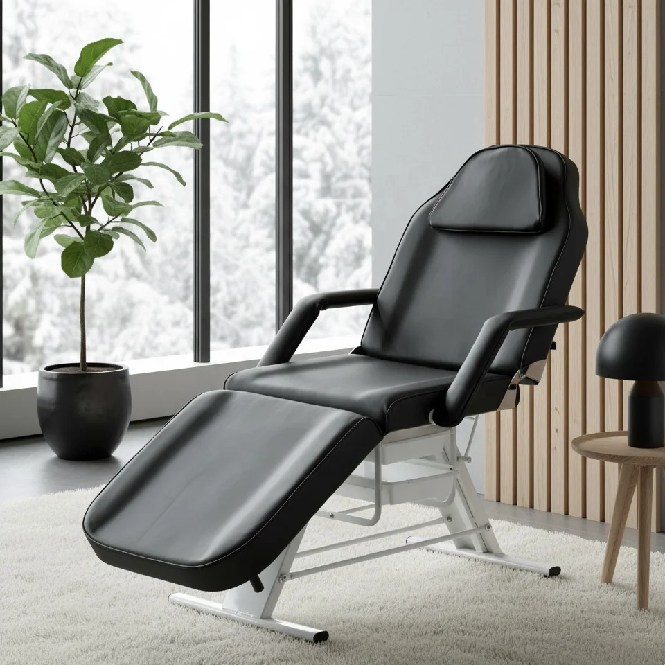 

*-Worry Free After Sale Most Pick Luxury Folding Three-section Beauty Salon Facial Work Lash Bed