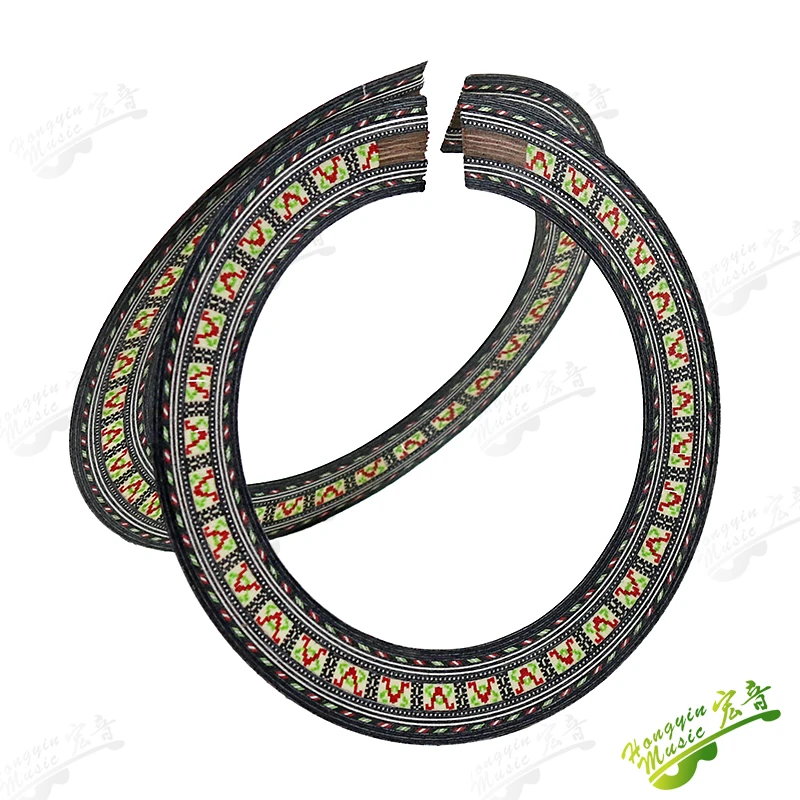 1 Stück Mundring für klassische Gitarre, Blumenmuster, Schalllochring, Massivholz-Gitarrenproduktionsmaterialien und Zubehör HUATOOL – Detail 5