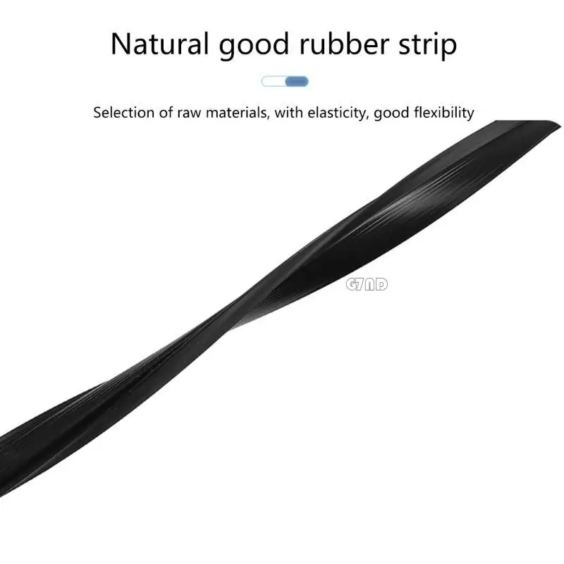

G7ND Rubber Car Side Window Wipers Easy to Install Automotive Side Window Wipers for enhances Visibility & Noise Reduction