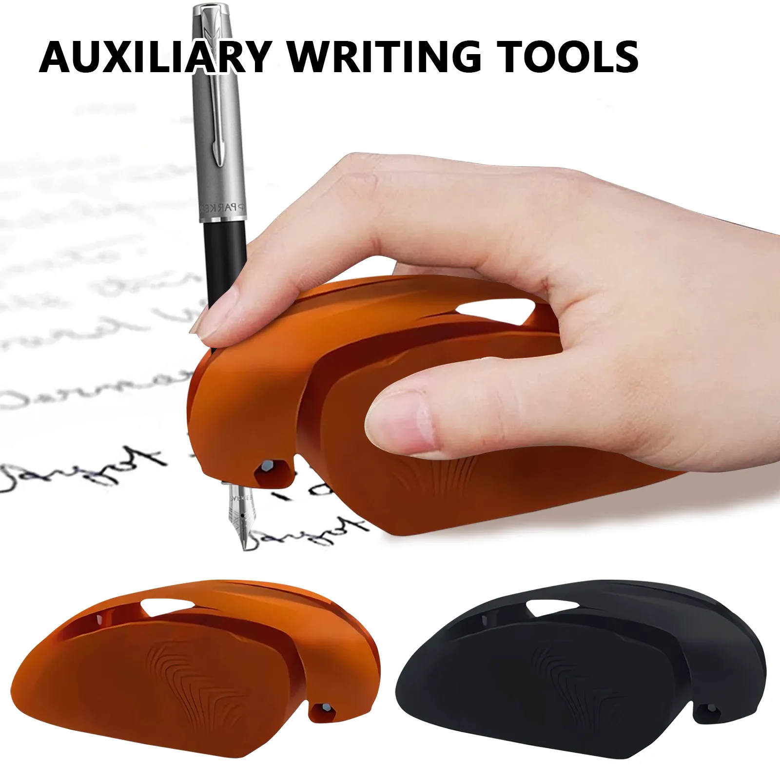 Assistive Writing Grip Pen Corrector Writing Posture Assistance Tool Soft Rubber Grip Pen Handwriting Assistance Correction Tool