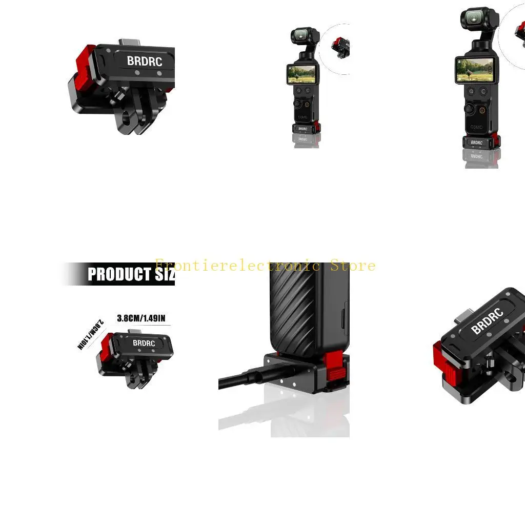 G8DB Type C Charging Stand For Pocket 4/3 Enables HandsFree Filming