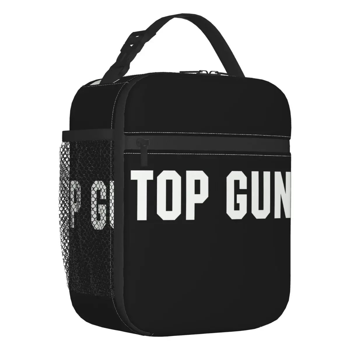 

Изолированная сумка для ланча Top Gun с принтом для кемпинга, путешествий, водонепроницаемый термоохладитель, коробка Bento для женщин и детей