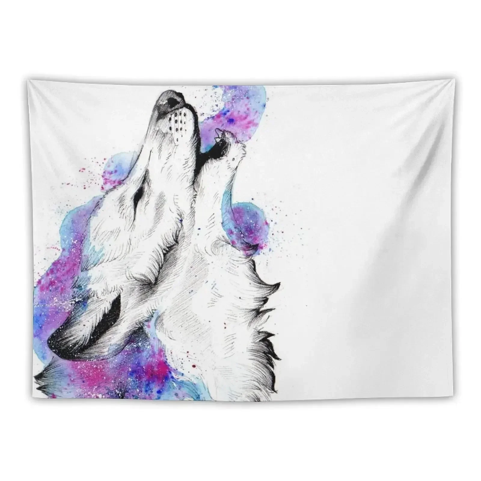 

Howling Galaxy Wolf Tapestry Wall Hanging Wall Decor Hanging Home Decorations Bathroom Decor Tapestry
