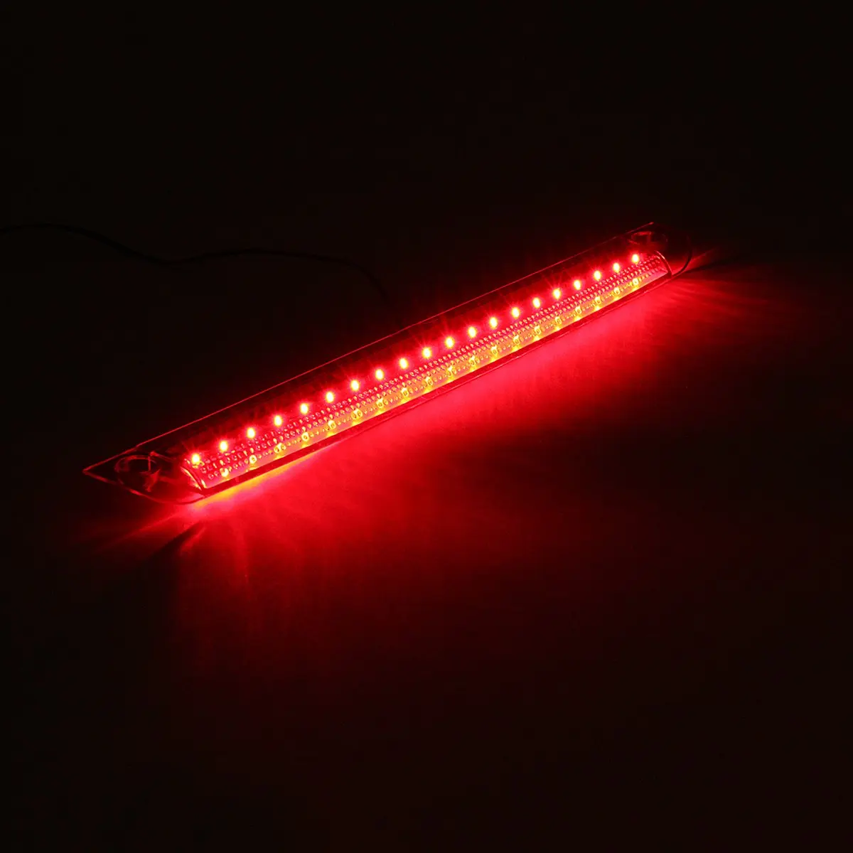 Imagem -04 - High Mount Brake Tail Stop Light Carro Universal e Motocicleta Vermelho 12v 20 Led 3rd