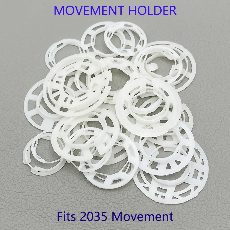 2035 Movement Spacers Ring Dia19-36mm Set of 22pcs Different Sizes Plastic Watch Movement Holder Spacer Ring for 2035 Movement