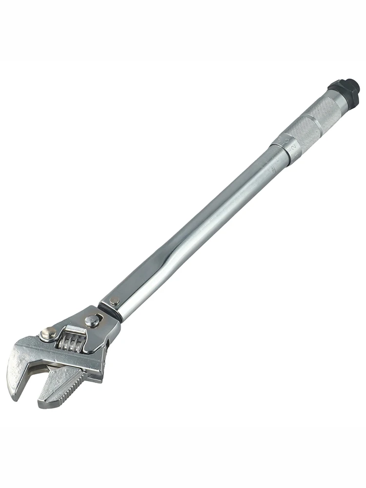 30mm Adjustable Wrench Repair Tool 4-in-1 Multifunctional Aluminum Alloy Handle Chrome Vanadium Steel Clear Scale Length 410mm