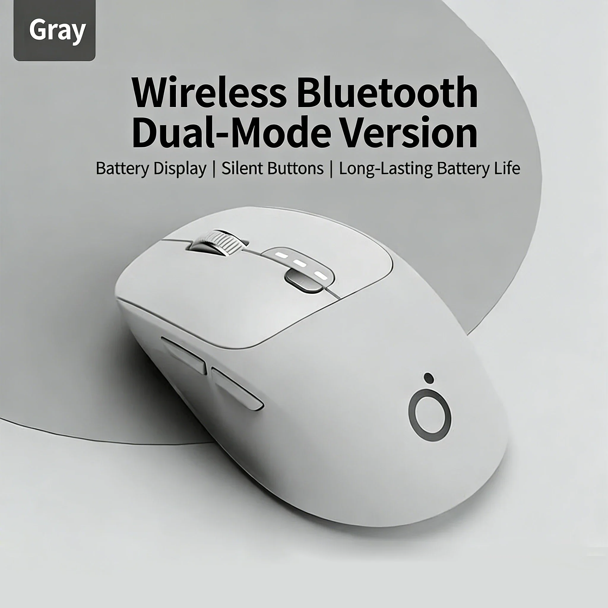 EWEADN Q5 Mini Wireless Mouse 2.4G BT Rechargeable Silent Mouse with Battery Level Display 1600DPI Gamer Mouse for Laptop Offic