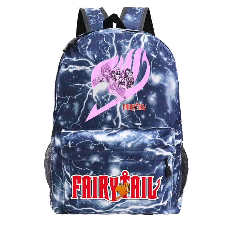 Fairy Tail Rugzak Jongens Meisjes Schooltas Studenten Mode Dagelijkse Knapzak Kids Boek Tas Tieners Casual Sport Rugzak Mochila