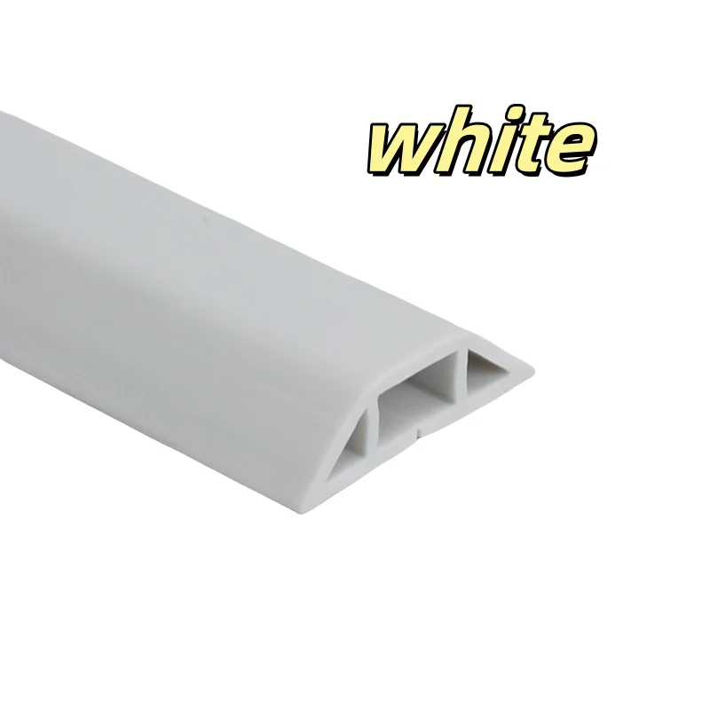 1 st 1 m/39.37in Draad Slot Draad Organisator Kabel Cover Uitbreiding Bedrading Duct Protector Cord Protector Floor Cord Cover Power Kabel
