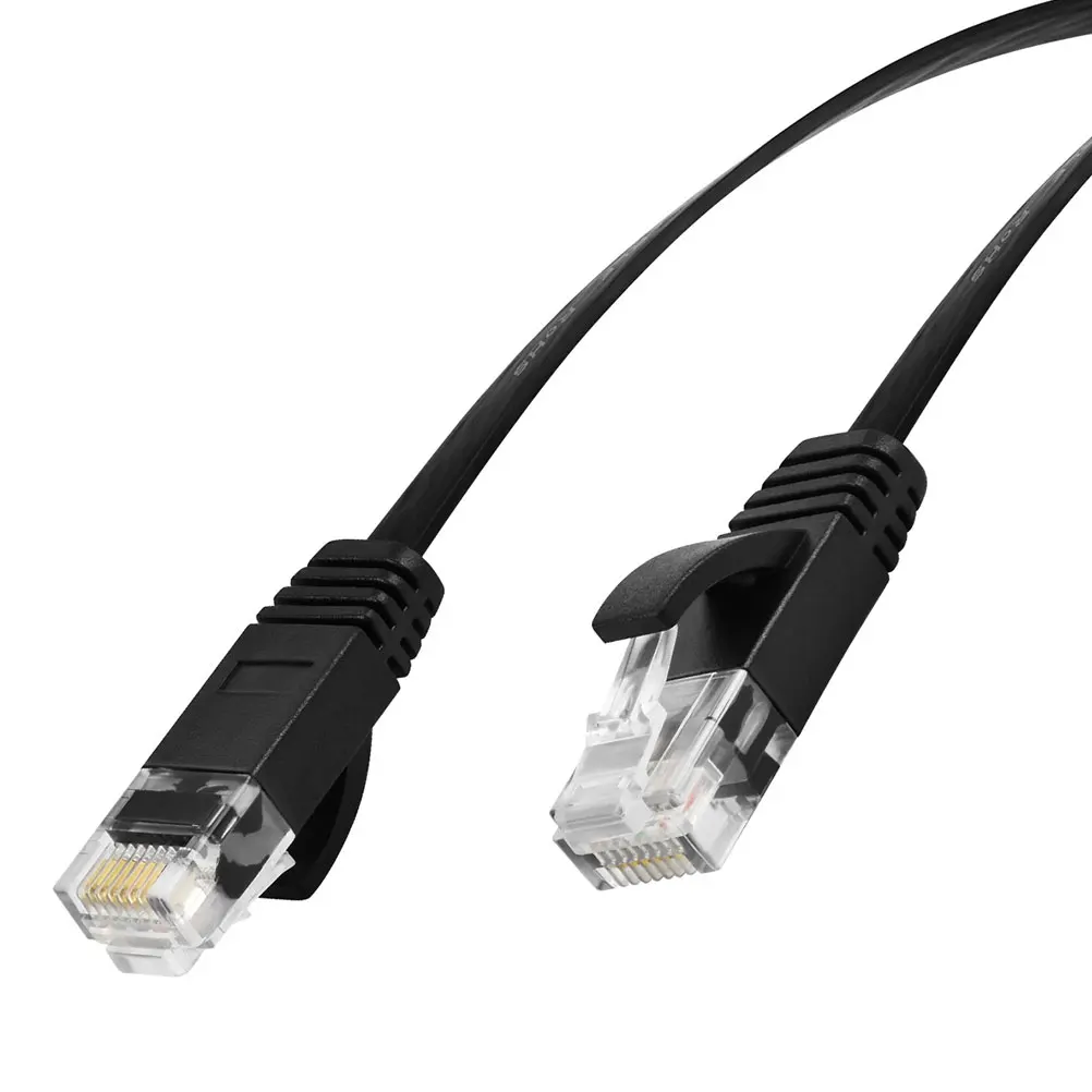 

Flat Network Cable Cat 6 Ethernet Internet Lan Patch Cord Wire for Router Cat6 15m