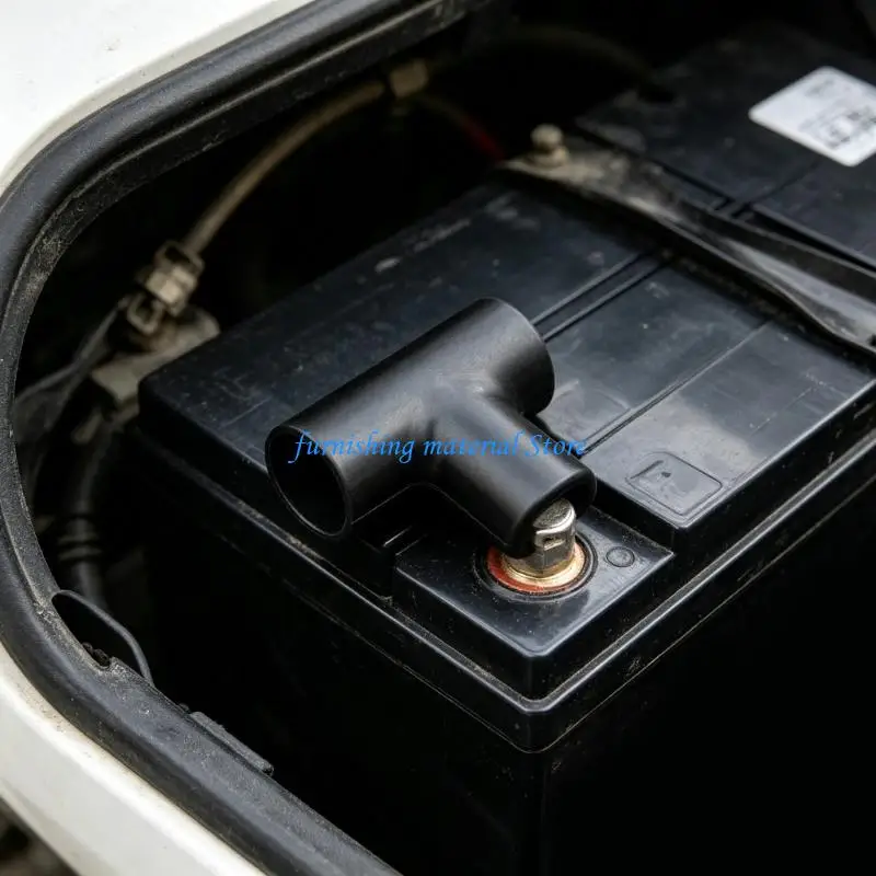 Y5GD Waterproof Battery Terminal Protector Cover With Easy Installation Design For Car Motorcycle E Bike Maintenance