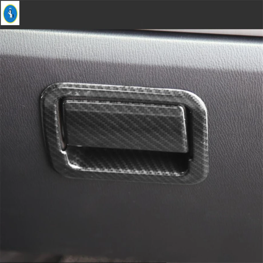 Steering Wheel / Window Glass Lift / Upper Air Outlet Cover Trim Fit For Mazda 3 2014 - 2018 Interior Carbon Fiber Accessories