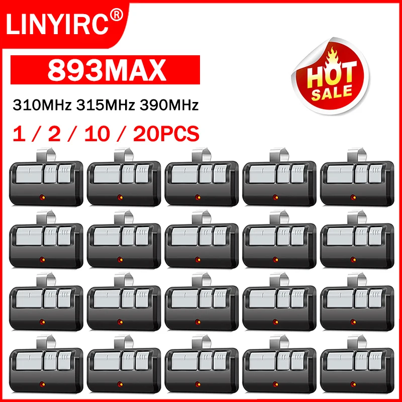 893MAX 890MAX 891MAX 892MAX 895MAX 891LM 892LM 893LM 951EV 952EV 953EV Garage Door Remote Control Garage Door Opener