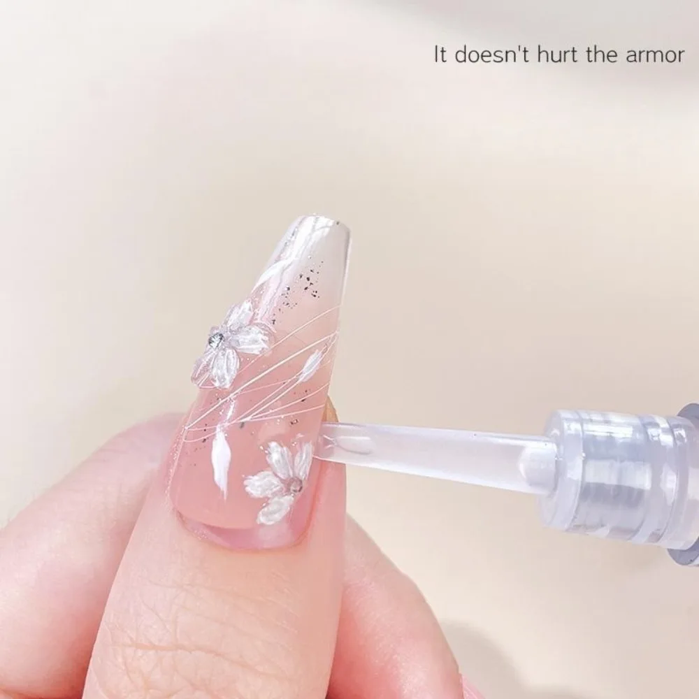 Press on Remover Kit For Nail Adhesive Remover Fake Nails Soft Protect Nail Tips Nourishing Solid Gel Beauty Cleaner Manicure