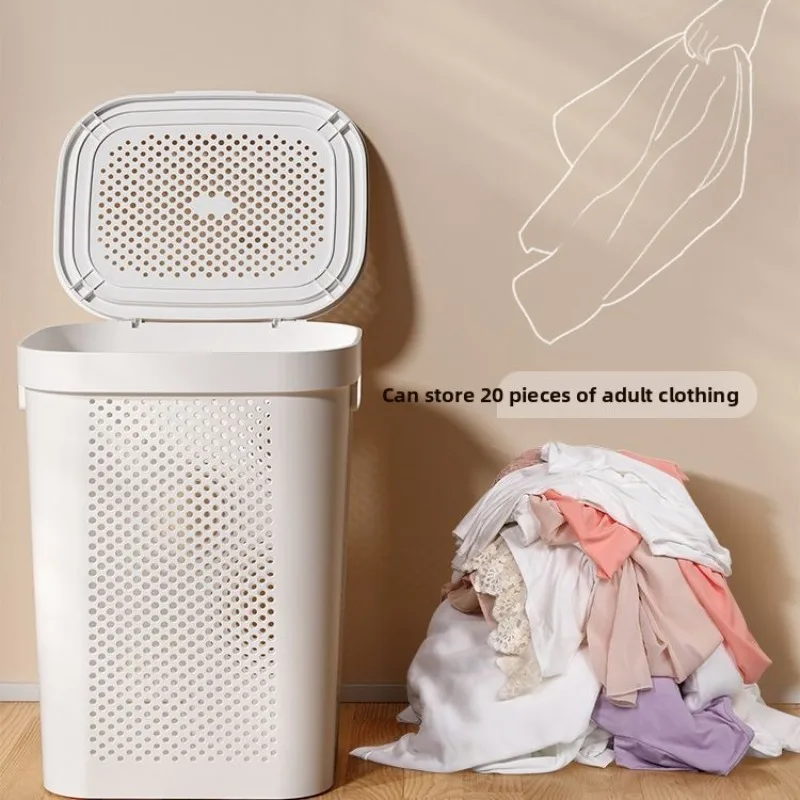 Dirty Clothes Storage Basket Large Capacity Lid Included Bathroom Laundry Hamper Laundry Basket Dirty Clothes Basket