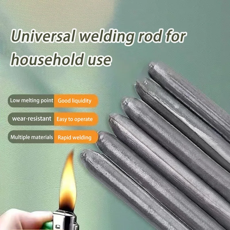 3/6/9/12/15pcs Easy Melt ＆ Low Temperature Universal Welding Rods for Stainless Steel Copper Iron Soldering and Repairing Kits