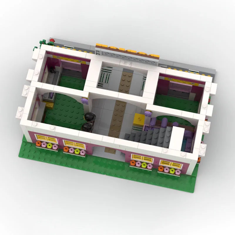 Bloc de construction MOC, nouveau produit exquis, version d'extension, technologie Sunshine Ranch, jouet modulaire pour enfants, assemblage à monter soi-même