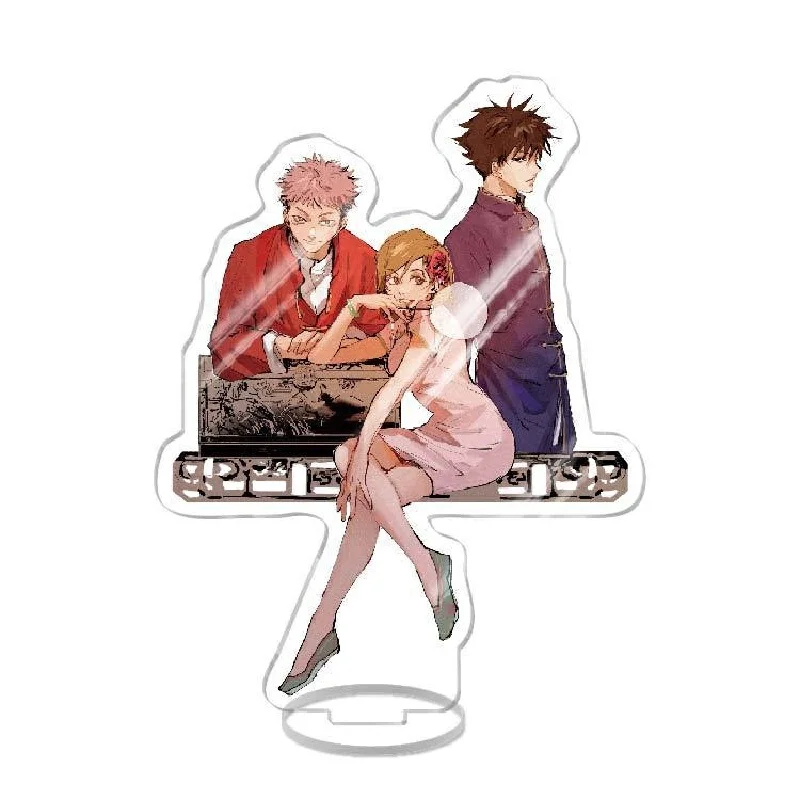 

Jujutsu Kaisen Anime Acrylic Character Stand Cartoon Desktop Decoration Creative Gift For Anime Fans Students Desk Ornament