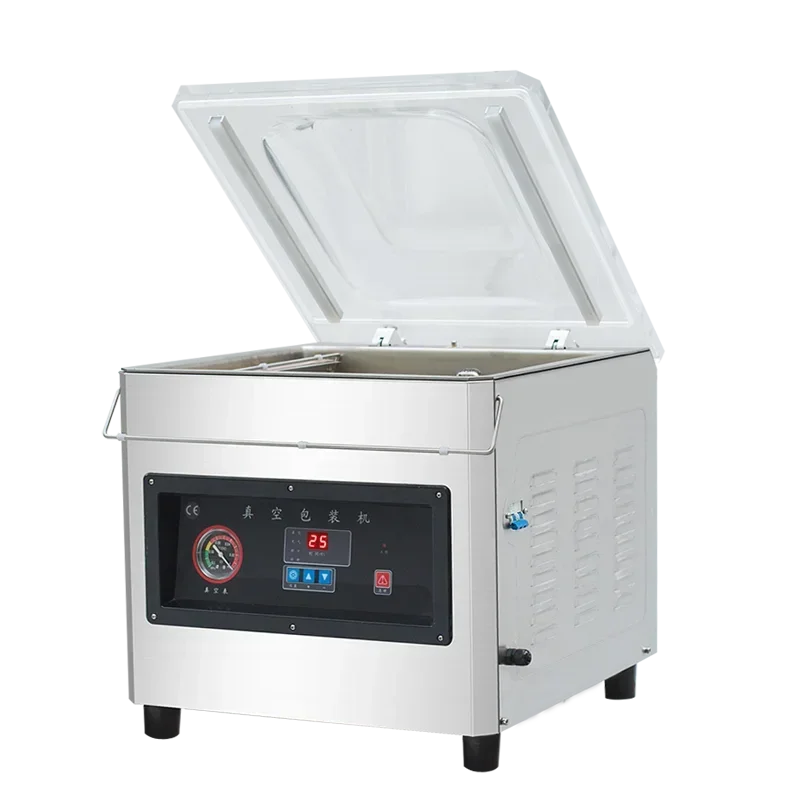 المنزلية 220 فولت التلقائي فراغ جهاز غلق أكياس الطعام الرطب والجاف آلة الختم كبيرة المطبوخ الغذاء الشاي المكبس الغذاء ویکیوم آلة Packagin