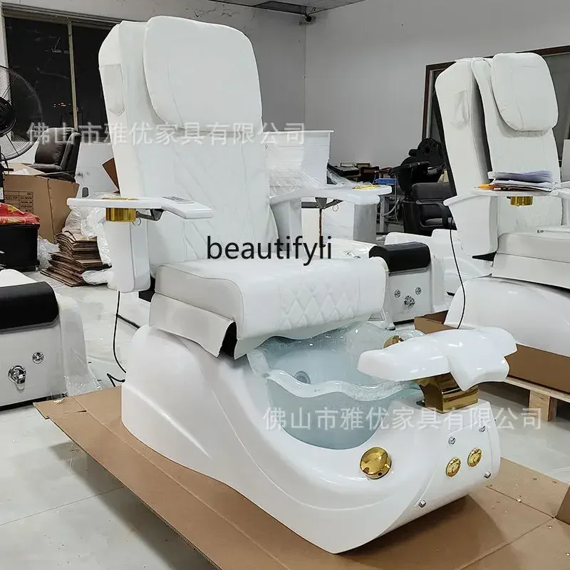 

LJYNail Beauty Sofa Electric Foot Massage Armchair Hand and Foot Care Multifunctional Foot-Washing Pedicure Chair Dedicated