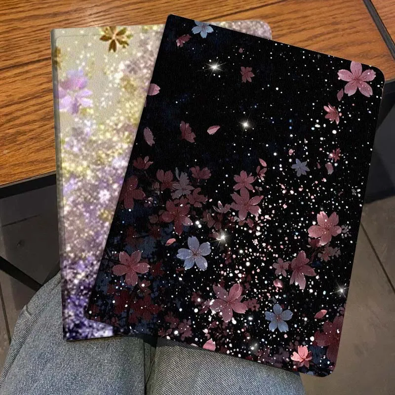 

Luxury Art Sparkling Flower For Honor Pad 8 V8 9 GT MagicPad 13 3 2 Tab MatePad Pro Air 12 X 12.6 Foldable Tablet Case Gift